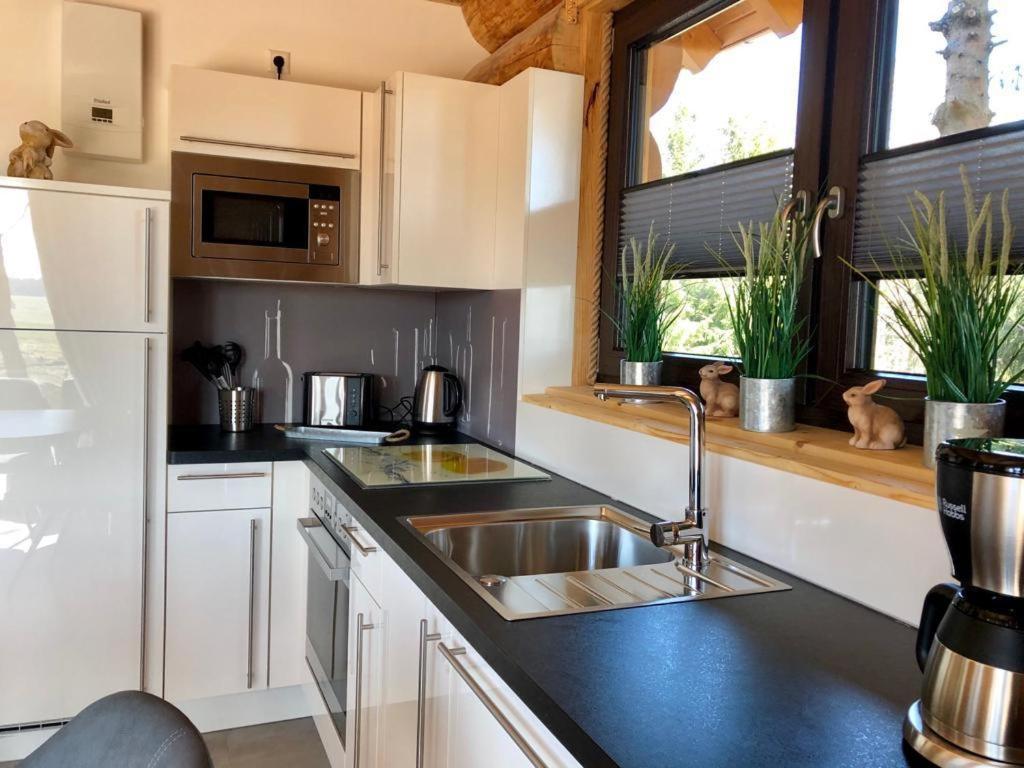 Naturstammhaus Und Appartements Zum Brockenbaecker Tanne Kültér fotó