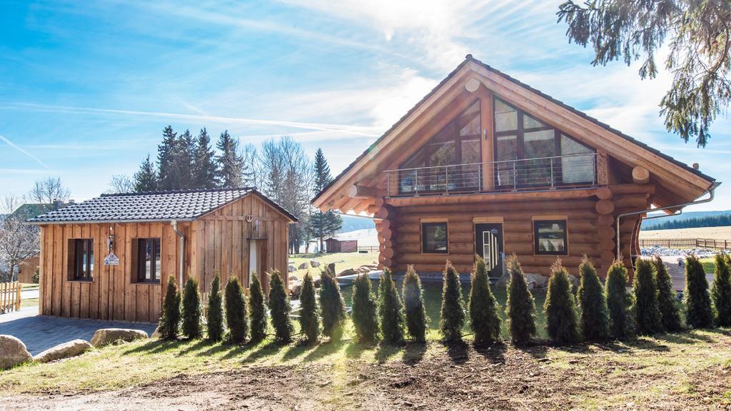 Naturstammhaus Und Appartements Zum Brockenbaecker Tanne Kültér fotó