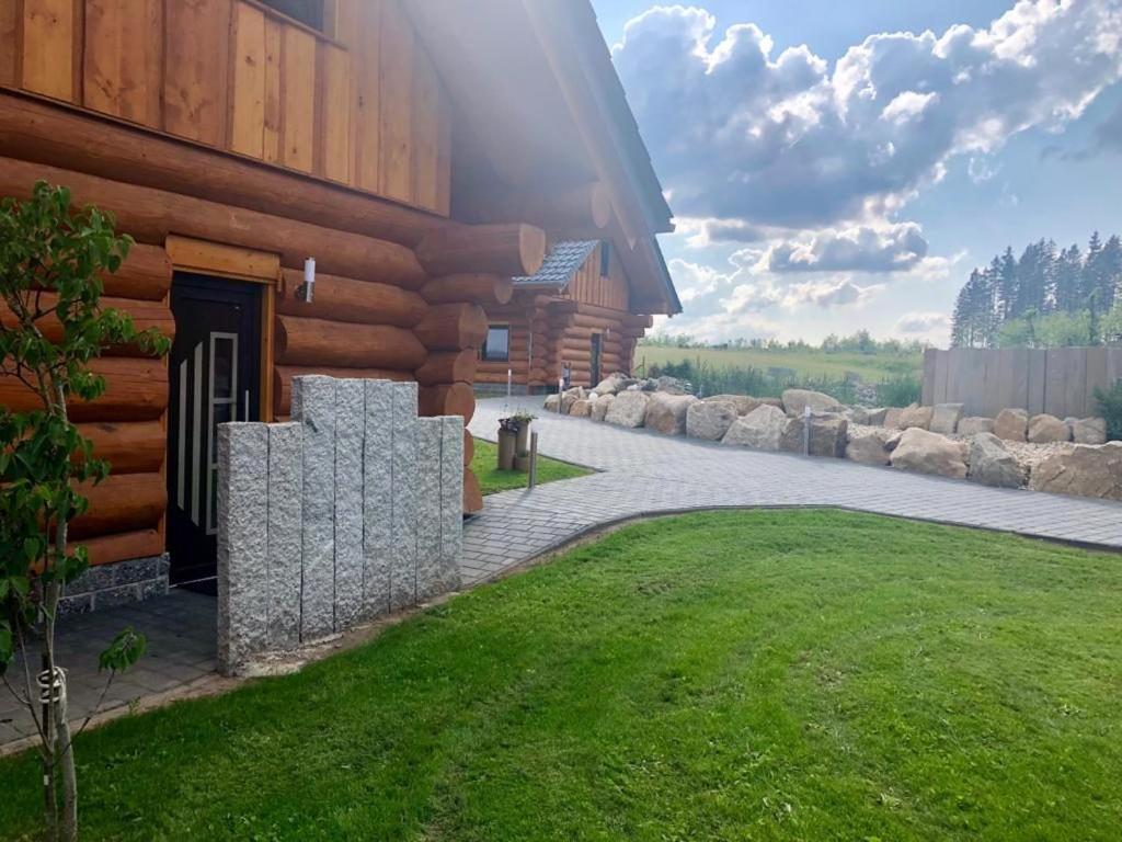 Naturstammhaus Und Appartements Zum Brockenbaecker Tanne Kültér fotó